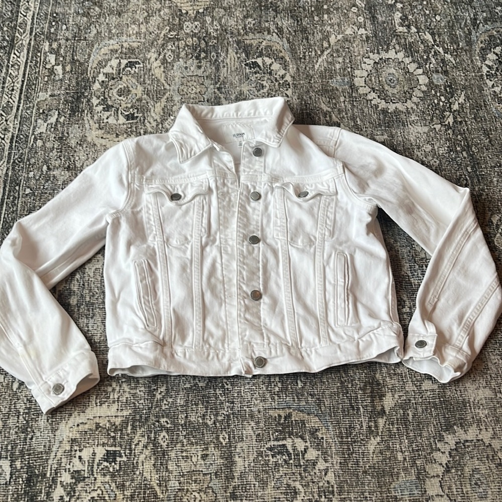 Hudson Cropped Denim Trucker Jacket